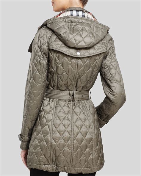 burberry finsbridge quilted coat mink gray|Burberry Finsbridge Quilted Coat .